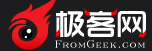極客網首發logo